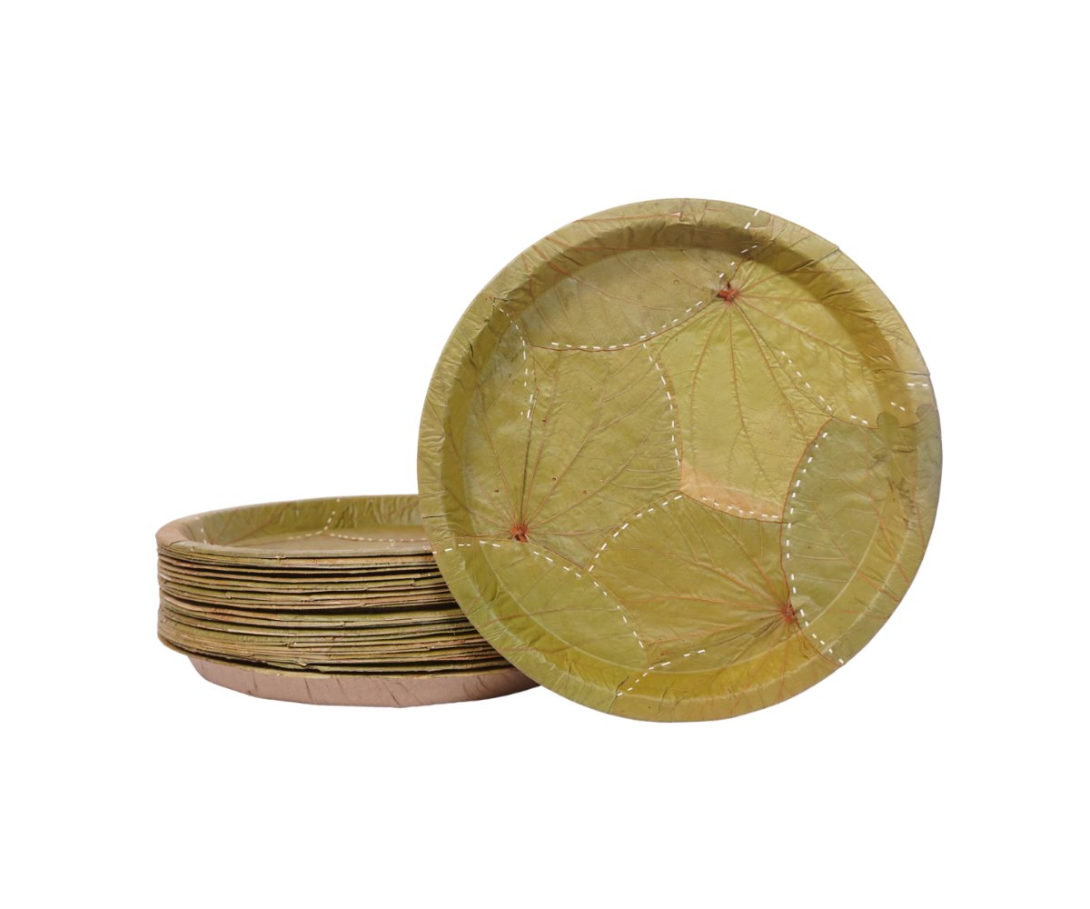 12.5" Vistar Leaf Buffet Plate