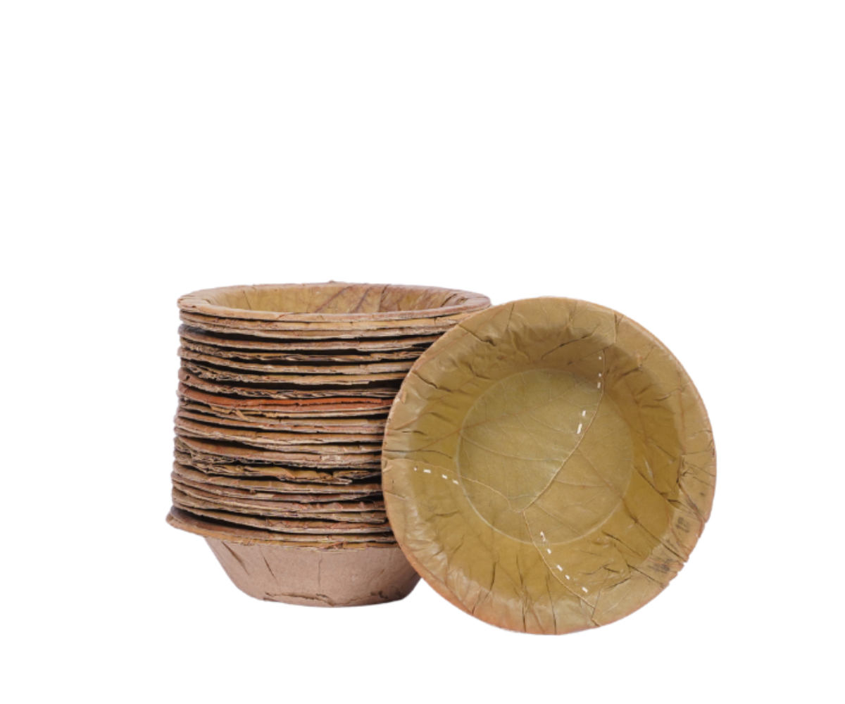 4.5" Vistar Leaf Compostable Bowls