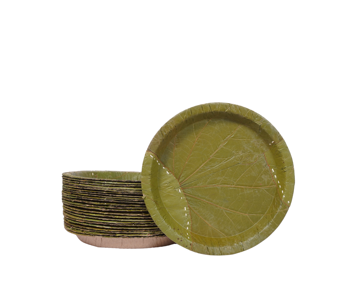 9.0" Vistar Leaf Buffet Plate